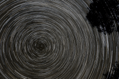 Startrail Nordhimmel
