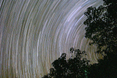 Startrail Südhimmel